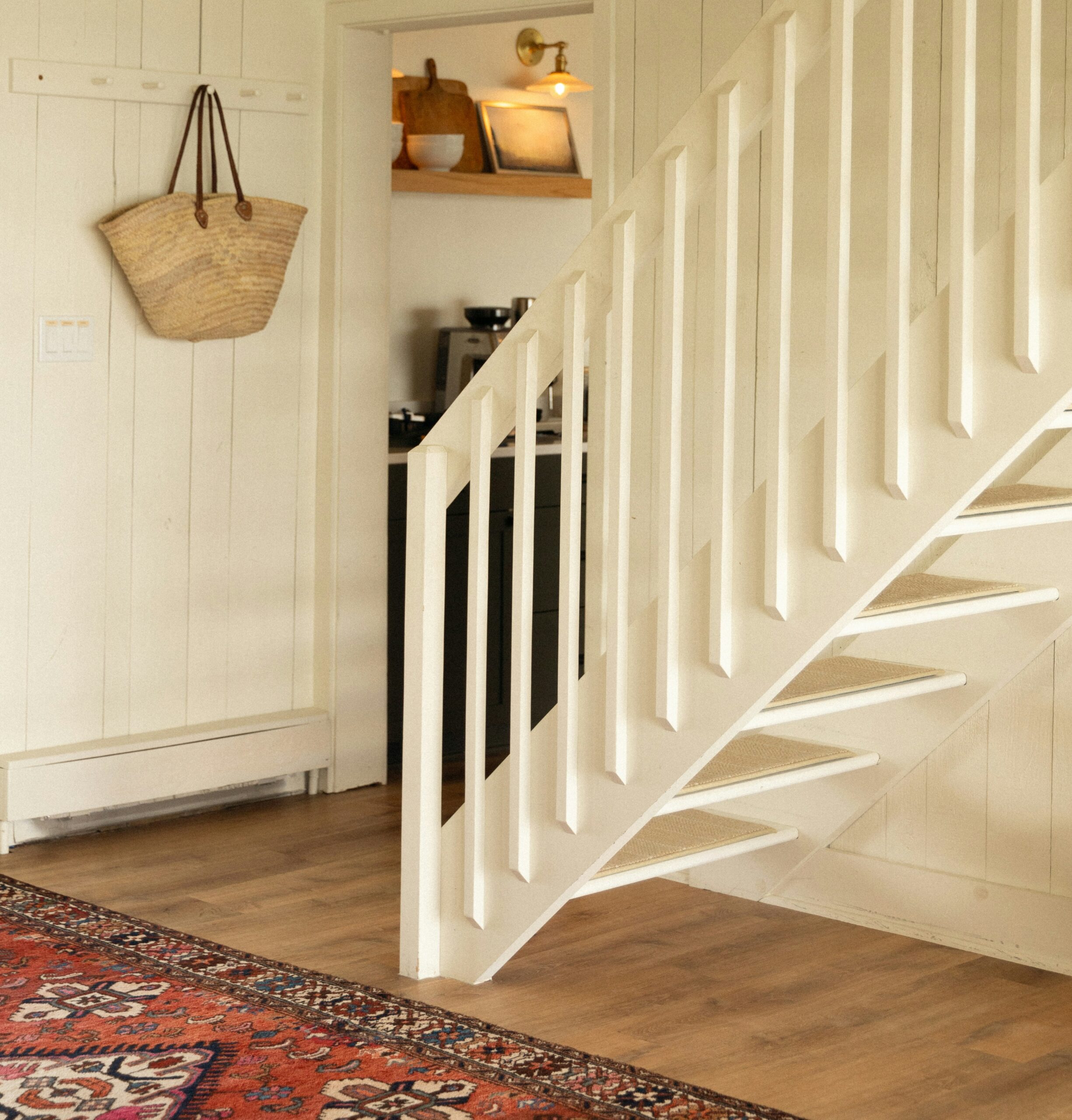 staircase near front door